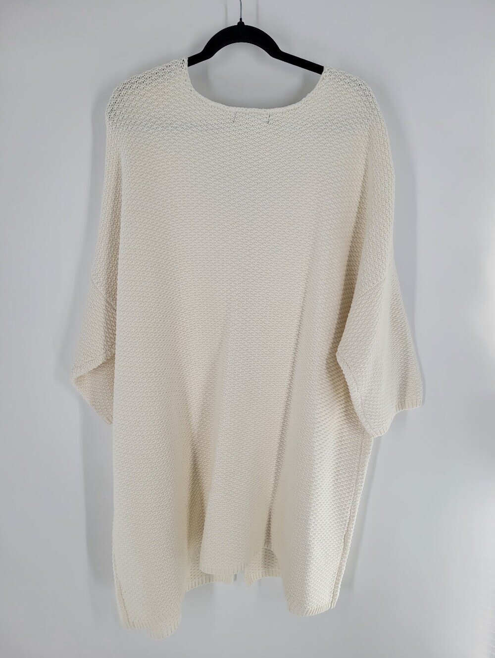 Ellos Cream Open-Front Knit Women's Sweater Cardigan Size 3X - Picture 4 of 7